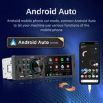 Autoradio MP5 de 4 pouces, 800x480P, compatible FM, Bluetooth et carte SD avec télécommande, F7805C