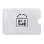 100pcs Protège-cartes en aluminium anti-vol avec protection RFID, Taille : 9,1*6,3cm, RFID SAFE 100pcs