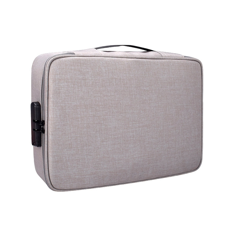 Sac de rangement étanche en polyester multi-couches ZJ02 pour documents et ordinateur portable, avec serrure à code, compatible avec toutes tailles d'ordinateurs portables