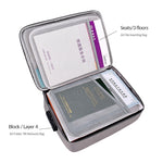 Sac de rangement étanche en polyester multi-couches ZJ02 pour documents et ordinateur portable, avec serrure à code, compatible avec toutes tailles d'ordinateurs portables