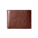 Portefeuille rétro en cuir de vachette avec plusieurs emplacements pour cartes pour hommes, avec porte-cartes amovible, 8016
