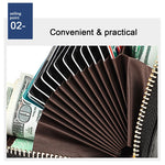 Portefeuille RFID anti-magnétique en cuir de vachette avec motif papillon KB152, forme d'organisateur, multiples emplacements pour cartes, couleurs KB152, KB152 Bleu, KB152 Violet, KB152 Argent