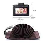 KB188 Portefeuille anti-RFID en cuir de vachette horizontal en forme d'organisateur avec plusieurs emplacements pour cartes pour femmes, avec fenêtre transparente, KB188 Violet, KB188 Rouge Rose, KB188 Bleu Saphir, KB188 Noir, KB188 Café