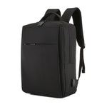 Sac à dos business casual en tissu Oxford imperméable grande capacité POFOKO avec design de charge USB externe pour ordinateurs portables 15,6 pouces