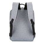 Sac à dos business casual en tissu Oxford imperméable grande capacité POFOKO avec design de charge USB externe pour ordinateurs portables 15,6 pouces