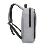 Sac à dos business casual en tissu Oxford imperméable grande capacité POFOKO avec design de charge USB externe pour ordinateurs portables 15,6 pouces