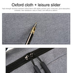 Sac à dos business casual en tissu Oxford imperméable grande capacité POFOKO avec design de charge USB externe pour ordinateurs portables 15,6 pouces