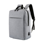 Sac à dos business casual en tissu Oxford imperméable grande capacité POFOKO avec design de charge USB externe pour ordinateurs portables 15,6 pouces