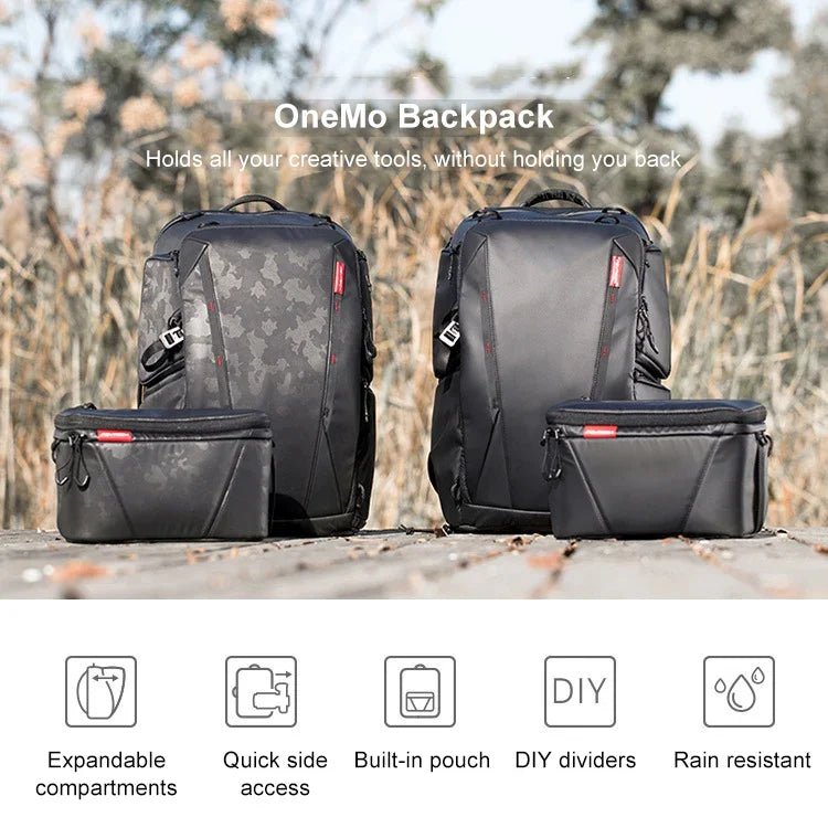 Sac à dos double bandoulière étanche et antichoc 2 en 1 PGYTECH P-CB-020 + sac bandoulière simple, P-CB-020