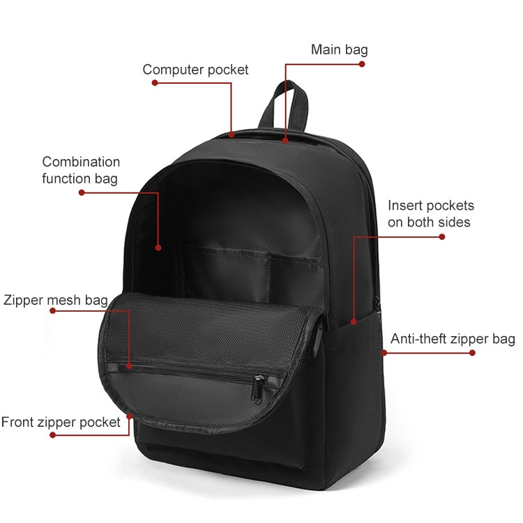 Sac à dos multifonctionnel Oxford cxs-8106 pour ordinateur portable