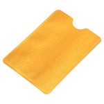 100 PCS Protège-cartes en aluminium anti-vol avec protection RFID, Taille : 9,1*6,3cm, RFID 100pcs (Or), RFID 100pcs (Argent)