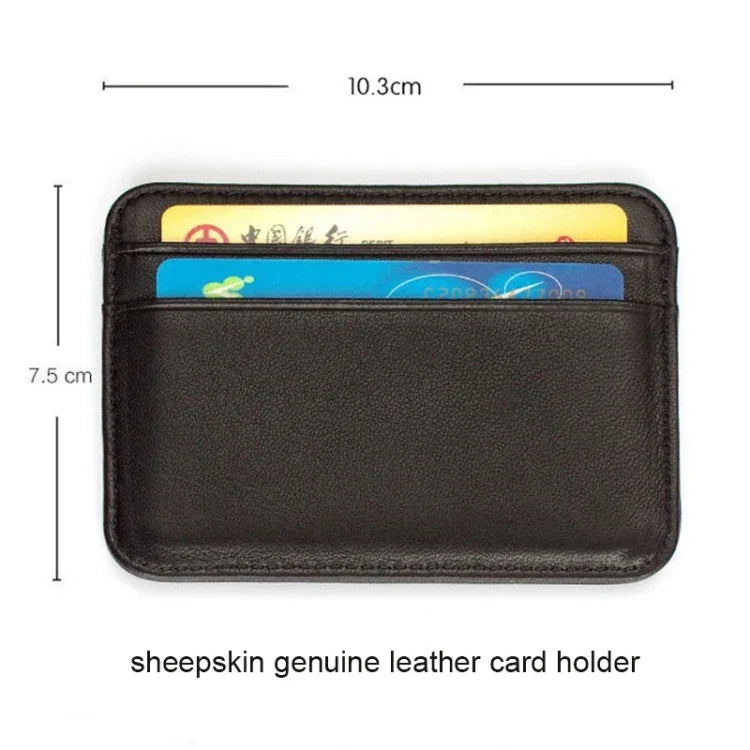 C1712H2 Porte-cartes mini ultra fin en peau de mouton, C1712H2