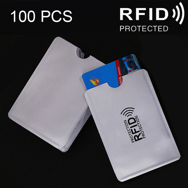 100 PCS Housse de protection en feuille d'aluminium Étui de protection RFID Blocage de sécurité Manches d'identité Sac pour cartes, Taille : 9,1*6,3cm, CCB1077A, CCB1077B, CCB1077C