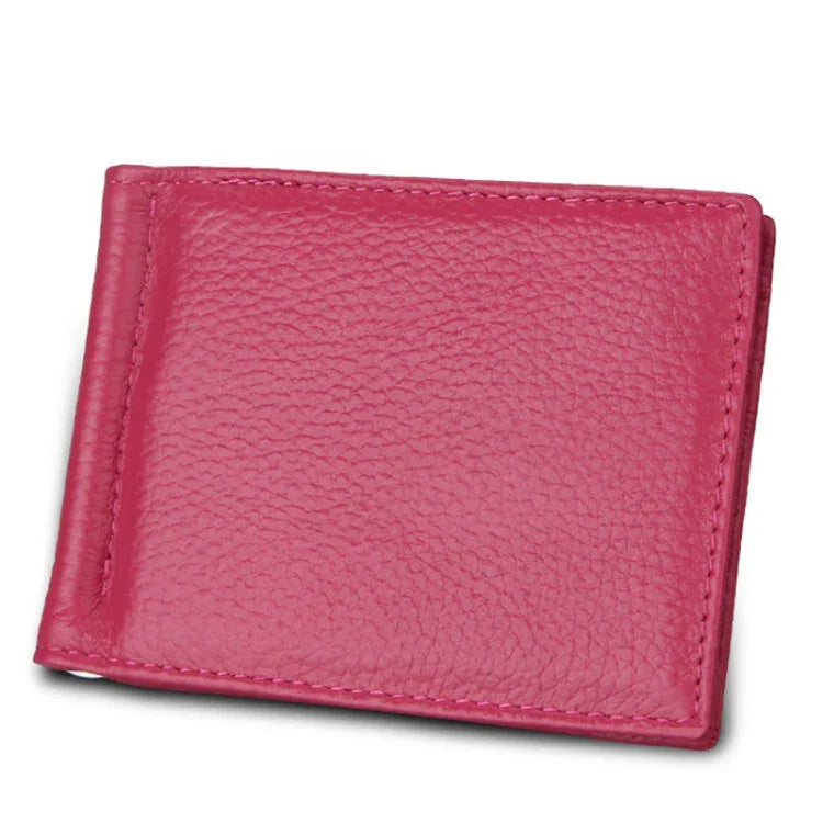 Porte-cartes portefeuille en cuir de vachette texture litchi Blocage RFID Porte-monnaie Étui à cartes avec 6 emplacements, Taille : 110*82*8mm