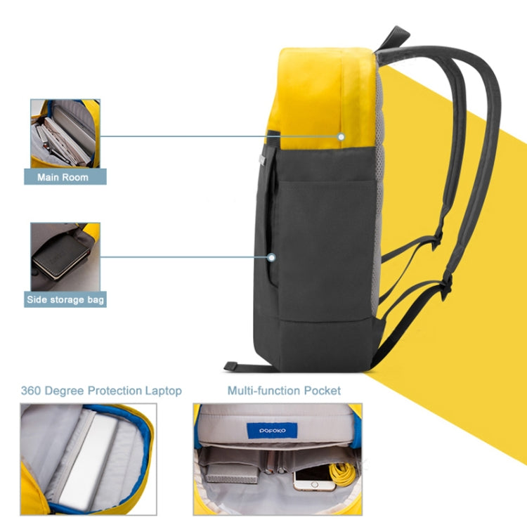 Sac à dos multifonctionnel de mode POFOKO série XY 14-15,4 pouces, taille : M