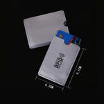 10 Étuis en Aluminium Anti-RFID pour Cartes de Crédit, Carte d'Identité, Carte Bancaire, Taille : 9.1*6.3cm, RFID 10pcs