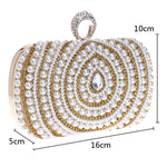 Sac à main perlé de mode pour femmes pour banquet et fête