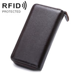 Portefeuille Femme Grande Capacité Antimagnétique RFID Texture Litchi 902 avec Emplacements pour Cartes et Sac Téléphone