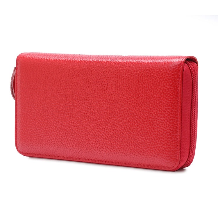 Portefeuille Femme Grande Capacité Antimagnétique RFID Texture Litchi 902 avec Emplacements pour Cartes et Sac Téléphone