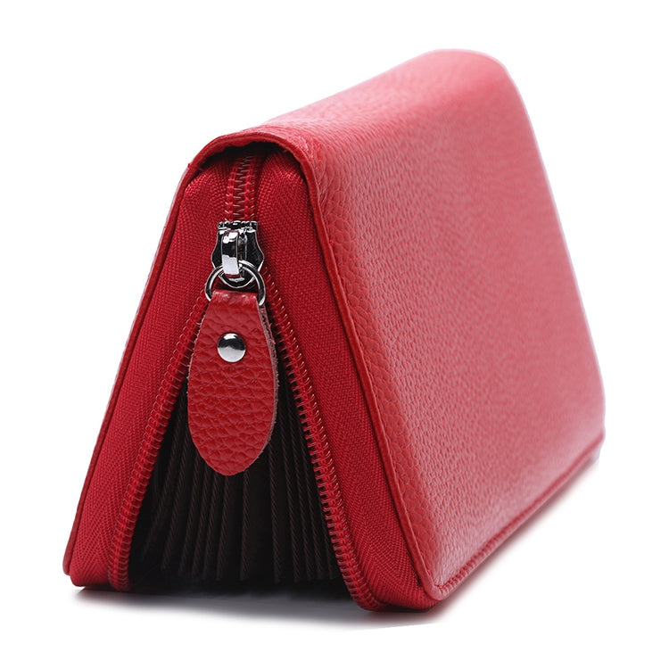 Portefeuille Femme Grande Capacité Antimagnétique RFID Texture Litchi 902 avec Emplacements pour Cartes et Sac Téléphone