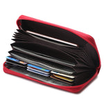 Portefeuille Femme Grande Capacité Antimagnétique RFID Texture Litchi 902 avec Emplacements pour Cartes et Sac Téléphone