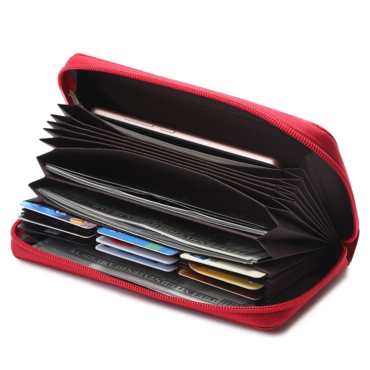 Portefeuille Femme Grande Capacité Antimagnétique RFID Texture Litchi 902 avec Emplacements pour Cartes et Sac Téléphone