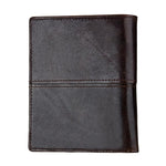 8232 Portefeuille en cuir huilé pour homme antimagnetique RFID avec porte-cartes détachable, 8232