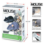 Souris télécommandée infrarouge réaliste, couleur aléatoire.