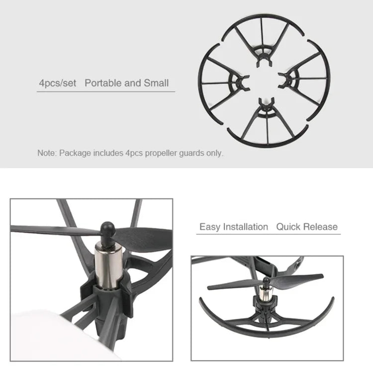Lot de 4 protections d'hélices pour drone DJI TELLO