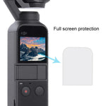 Lot de 6 protections d'objectif HD + film protecteur d'écran pour stabilisateur DJI OSMO Pocket, protection d'objectif HD