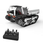 MoFun SW(RC)-007 Télécommande sans fil 2,4 G, camion benne 10 canaux, jouet à assembler en acier inoxydable pour enfants, SW(RC)-007