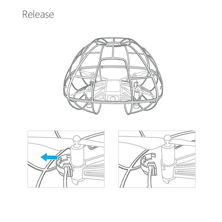 Cage de protection sphérique PGYTECH pour DJI TELLO, pour cage DJI TELLO