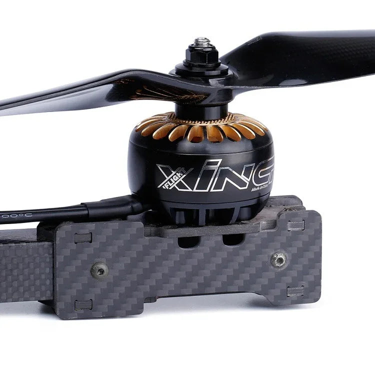 4 moteurs iFlight XING T4214 400KV pour drones FPV (grand modèle, 12N14P, brushless, CNC), compatibles avec les modèles T4214 660KV et T4214 400KV.