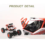 Voiture télécommandée sans fil 6255 2,4 GHz 1:16, tout-terrain, 4 roues motrices, jouet pour enfants, 6255 2,4 GHz 1:16 (bleu), 6255 2,4 GHz 1:16 (rouge)