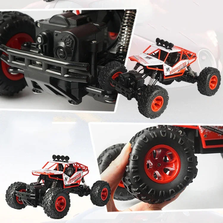 Voiture télécommandée sans fil 6255 2,4 GHz 1:16, tout-terrain, 4 roues motrices, jouet pour enfants, 6255 2,4 GHz 1:16 (bleu), 6255 2,4 GHz 1:16 (rouge)