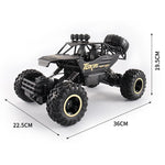 HD6026 1:12 Grande voiture d'escalade en alliage, véhicule tout-terrain télécommandé à quatre roues motrices, taille : 37 cm, HD6026 1:12 (noir), 6255 2.4GHz 1:16 (vert), HD6026 1:12 (or), HD6026 1:12 (rouge), HD6026 1:12 (argent)