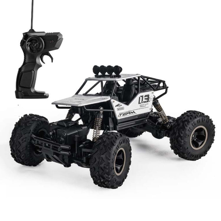 Voiture d'escalade tout-terrain en alliage grand format HD6026 1:16, télécommandée, quatre roues motrices, Taille : 28cm, HD6026 1:16(Noir), HD6026 1:16(Bleu), HD6026 1:16(Rouge), HD6026 1:16(Argent)
