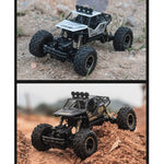Voiture d'escalade tout-terrain en alliage grand format HD6026 1:16, télécommandée, quatre roues motrices, Taille : 28cm, HD6026 1:16(Noir), HD6026 1:16(Bleu), HD6026 1:16(Rouge), HD6026 1:16(Argent)