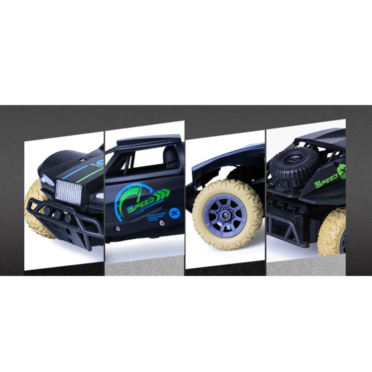 Camionnette télécommandée HD808 1:20 27 MHz, jouet tout-terrain pour enfants, grande vitesse et drift.