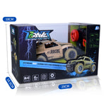 Camionnette télécommandée HD808 1:20 27 MHz, jouet tout-terrain pour enfants, grande vitesse et drift.