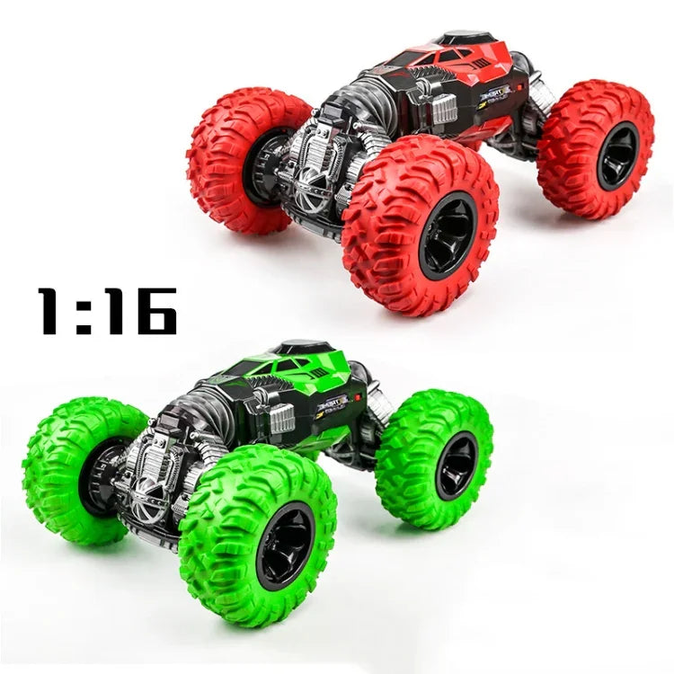 Voiture télécommandée pour enfants 675E 1:16 2,4 GHz tout-terrain à quatre roues motrices, double face, capacité de franchissement, taille : 33 cm