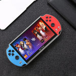 Console de jeux portable rétro Powkiddy X12 Plus avec écran HD 7 pouces et 16 Go de mémoire, compatible MP4 et e-books.