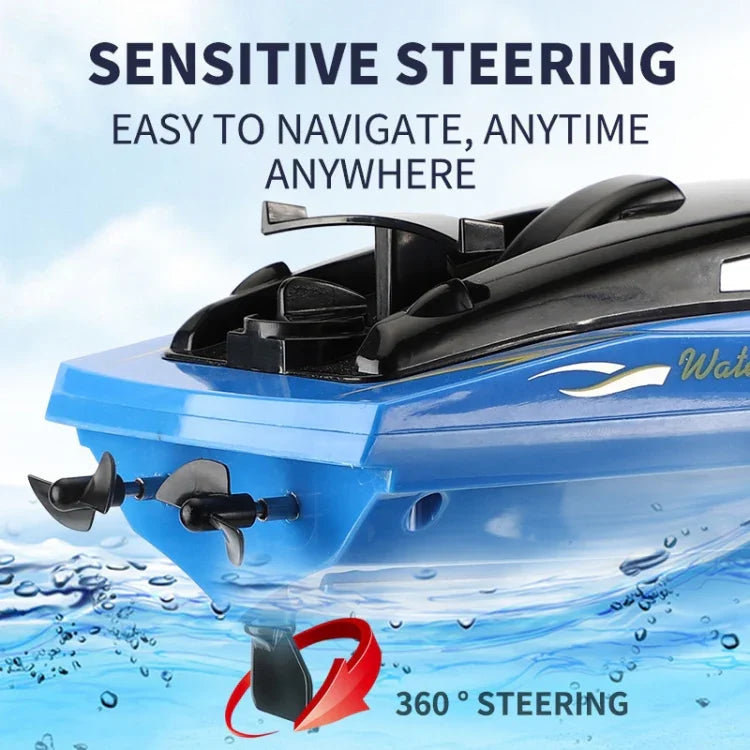 Bateau télécommandé pour enfants 2,4 GHz, YDJ-B801 (noir), YDJ-B801 (bleu)