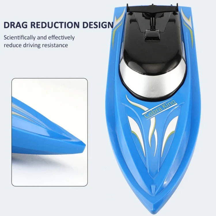Bateau télécommandé pour enfants 2,4 GHz, YDJ-B801 (noir), YDJ-B801 (bleu)