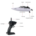 Bateau télécommandé YDJ-818 2.4G en forme de requin, YDJ-818