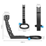 Poignée de levage YELANGU A69, support d'extension pour stabilisateur portatif DJI Ronin SC, A69 pour DJI Ronin SC