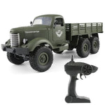 Camion militaire tout-terrain JJR/C Q60 Transporter-1, miniature 1:16, radiocommandée 2,4 GHz, 6 roues motrices, chenillée, jouet Q60