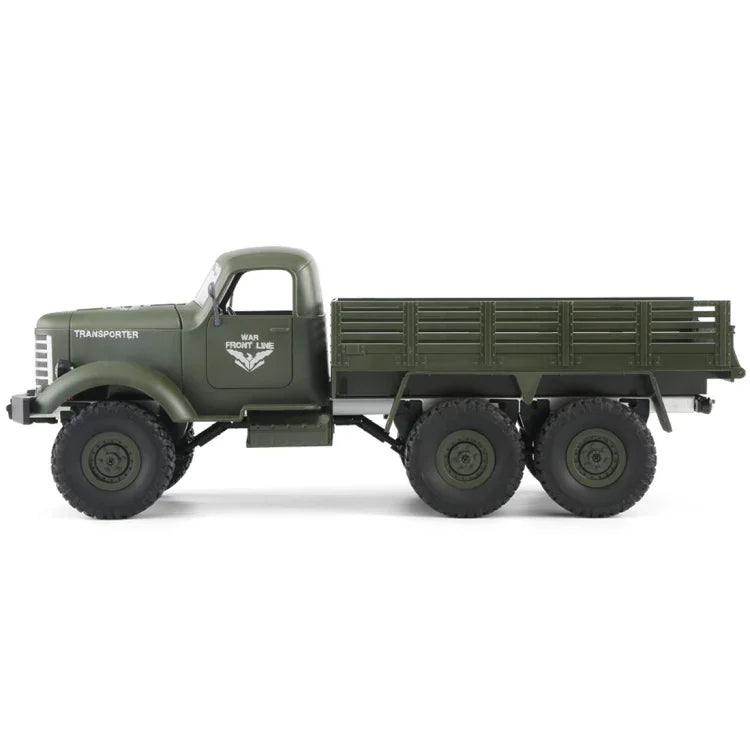 Camion militaire tout-terrain JJR/C Q60 Transporter-1, miniature 1:16, radiocommandée 2,4 GHz, 6 roues motrices, chenillée, jouet Q60
