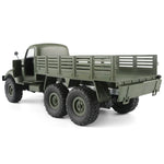 Camion militaire tout-terrain JJR/C Q60 Transporter-1, miniature 1:16, radiocommandée 2,4 GHz, 6 roues motrices, chenillée, jouet Q60