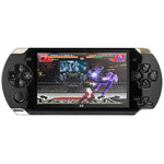 Console de jeu portable rétro X6 avec écran de 4,3 pouces, caméra 3 MP, 10 000 jeux intégrés, compatible avec la lecture de livres électroniques, l'enregistrement, la lecture de musique et de vidéos.